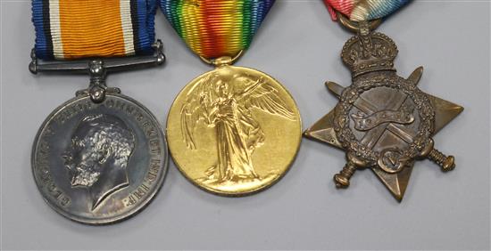 Private A Tatford Royal medical corps, 3 medals